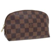 Pre-owned Canvas pouches Louis Vuitton Vintage , Brown , Dames