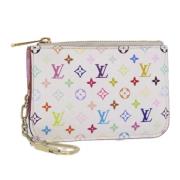 Pre-owned Canvas wallets Louis Vuitton Vintage , White , Unisex