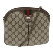 Pre-owned Leather gucci-bags Gucci Vintage , Gray , Dames