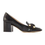 Zwarte leren Haraby Loafer Roberto Festa , Black , Dames