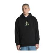 Katoenen hoodie met logoprint Vans , Black , Heren