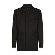 Stijlvolle jas voor mannen Dolce & Gabbana , Black , Heren