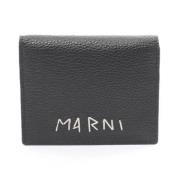 Pre-owned Leather home-office Marni Pre-owned , Black , Dames