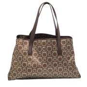 Pre-owned Leather totes Salvatore Ferragamo Pre-owned , Brown , Dames