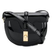 Pre-owned Leather celine-bags Celine Vintage , Black , Dames