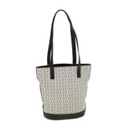 Pre-owned Canvas totes Celine Vintage , White , Dames