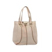 Pre-owned Leather celine-bags Celine Vintage , Beige , Dames