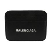 Pre-owned Leather wallets Balenciaga Vintage , Black , Dames