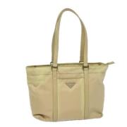 Pre-owned Nylon prada-bags Prada Vintage , Yellow , Dames