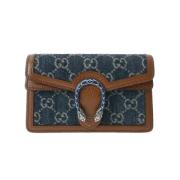 Pre-owned Denim gucci-bags Gucci Vintage , Blue , Dames