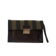 Pre-owned Canvas fendi-bags Fendi Vintage , Black , Dames