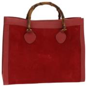 Pre-owned Suede gucci-bags Gucci Vintage , Red , Dames