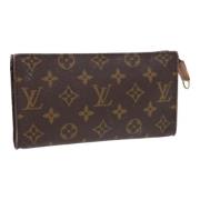 Pre-owned Canvas pouches Louis Vuitton Vintage , Brown , Dames