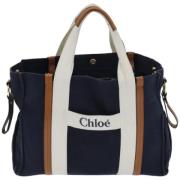 Pre-owned Wool totes Chloé Pre-owned , Blue , Dames