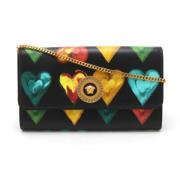 Pre-owned Leather clutches Versace Pre-owned , Multicolor , Dames