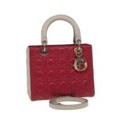 Pre-owned Leather dior-bags Dior Vintage , Red , Dames