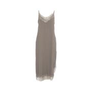 Grijze Jurk Aw24 voor Vrouwen Kaos , Gray , Dames