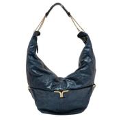 Pre-owned Leather shoulder-bags Chloé Pre-owned , Blue , Dames