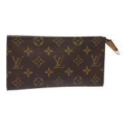 Pre-owned Canvas pouches Louis Vuitton Vintage , Brown , Dames