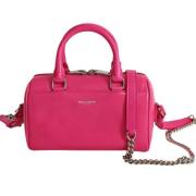 Pre-owned Leather handbags Yves Saint Laurent Vintage , Pink , Dames