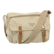 Pre-owned Nylon prada-bags Prada Vintage , Beige , Dames