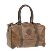 Pre-owned Canvas travel-bags Fendi Vintage , Brown , Dames