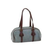 Pre-owned Canvas celine-bags Celine Vintage , Blue , Dames