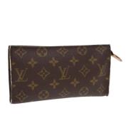 Pre-owned Canvas pouches Louis Vuitton Vintage , Brown , Dames