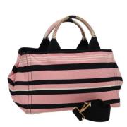 Pre-owned Canvas prada-bags Prada Vintage , Pink , Dames