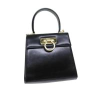 Pre-owned Leather handbags Salvatore Ferragamo Pre-owned , Black , Dam...