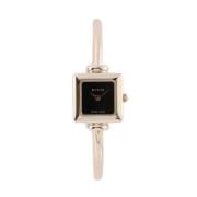 Pre-owned Metal watches Gucci Vintage , Gray , Dames