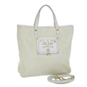 Pre-owned Nylon prada-bags Prada Vintage , Beige , Dames