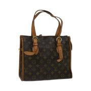 Pre-owned Canvas handbags Louis Vuitton Vintage , Brown , Dames