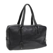 Pre-owned Leather totes Prada Vintage , Black , Dames