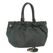 Pre-owned Nylon prada-bags Prada Vintage , Green , Dames