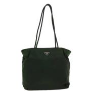 Pre-owned Nylon prada-bags Prada Vintage , Green , Dames