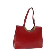 Pre-owned Leather celine-bags Celine Vintage , Red , Dames