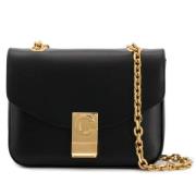 Pre-owned Leather celine-bags Celine Vintage , Black , Dames