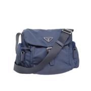 Pre-owned Nylon prada-bags Prada Vintage , Blue , Dames