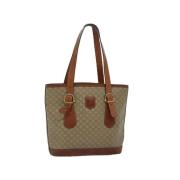 Pre-owned Canvas celine-bags Celine Vintage , Beige , Dames