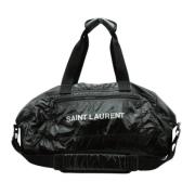 Pre-owned Fabric travel-bags Yves Saint Laurent Vintage , Black , Dame...