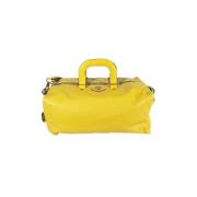 Pre-owned Leather gucci-bags Gucci Vintage , Yellow , Dames