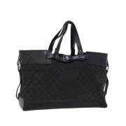 Pre-owned Canvas gucci-bags Gucci Vintage , Black , Dames