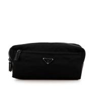 Pre-owned Nylon wallets Prada Vintage , Black , Dames