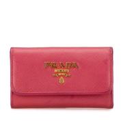 Pre-owned Leather key-holders Prada Vintage , Pink , Dames