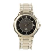 Pre-owned Stainless Steel watches Burberry Vintage , Gray , Dames