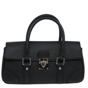 Pre-owned Leather louis-vuitton-bags Louis Vuitton Vintage , Black , D...