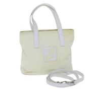 Pre-owned Nylon fendi-bags Fendi Vintage , Beige , Dames