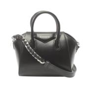 Pre-owned Leather handbags Givenchy Pre-owned , Black , Dames