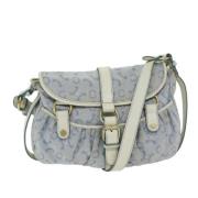 Pre-owned Canvas celine-bags Celine Vintage , Blue , Dames